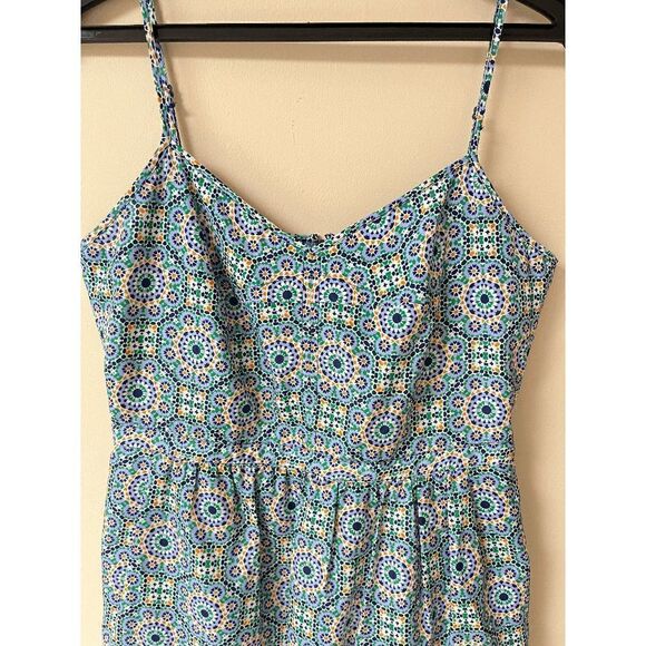 J Crew Factory Womens Fully Lined Summer Casual Slip Dress with pockets Green Pu - Picture 7 of 8